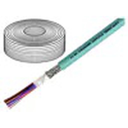 Wire: data transmission; UNITRONIC¨ FD CY; 4x0.25mm2; grey; Cu