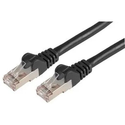 PRO SIGNAL PSG91120 Ethernet Cable, SSTP, Patch Lead, Cat6a, RJ45 Plug to RJ45 Plug, Black, 15 m