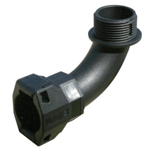 Altech 3805217 Conduit Gland, M25, NW23 Angular 90deg, PA, Black, SEMFast