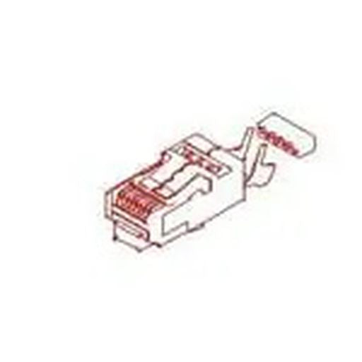 Modular Connectors / Ethernet Connectors Long Body Rj-45 Plug g Cat.6 Shielded 8/