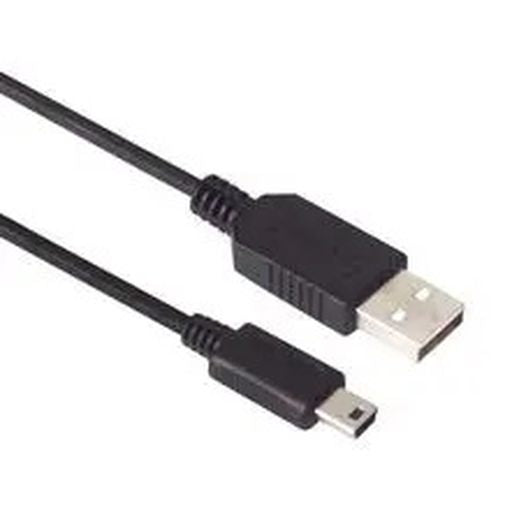 L-COM CSMUAMB5-05M USB Cable, Type A Plug to Mini Type B Plug, 500 mm, 19.7 ", Black