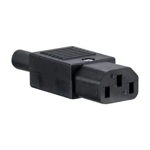 BULGIN LIMITED PX0587 IEC Power Connector, IEC C13 Socket, 10 A, 250 VAC, Screw, Cable Mount