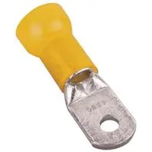 ABB - THOMAS & BETTS RF4-14 Ring Tongue Terminal, M6, 1/4", 4 AWG, Sta-Kon RF Series, Yellow