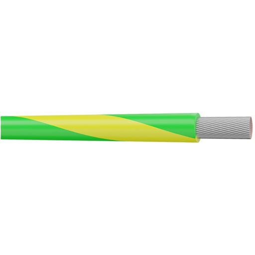 AXINDUS UL1007 Series Green/Yellow 1.2 mm2 Hook Up Wire, 18 AWG, 305m, PVC Insulation